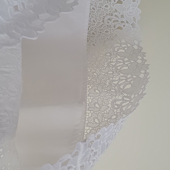 IMNYC Isaac Mizrahi Women's White Eyelet Lace Skirt- Size XL- New! - Picture 4 of 8